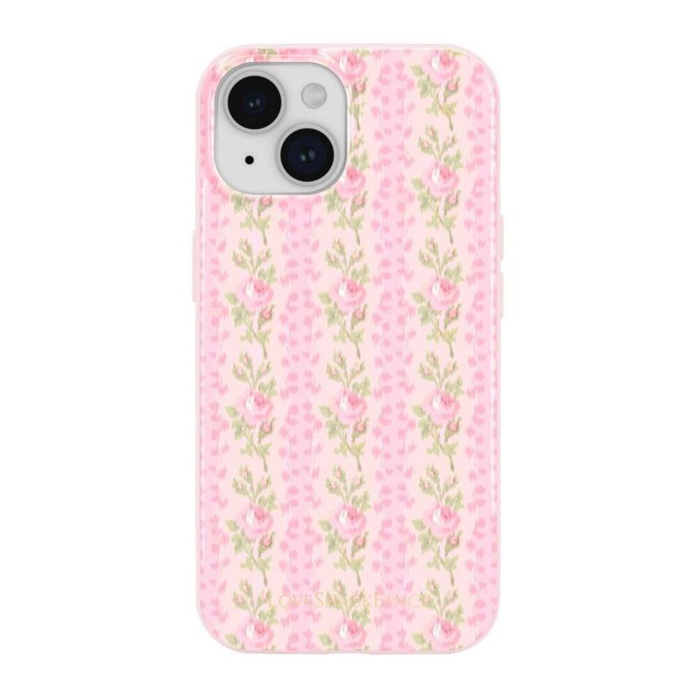 Case-Mate Blooming Heirloom iPhone 16/15 Case MagSafe Strawberry